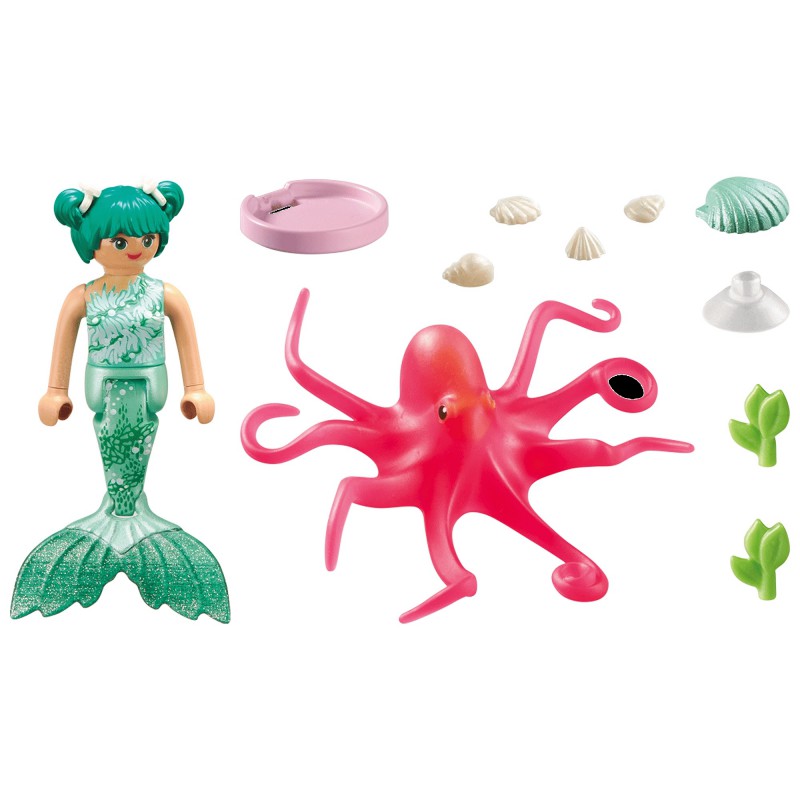 Playmobil - Princess Magic 71503 Zeemeermin met van kleur veranderende octopus