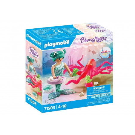 Playmobil - Princess Magic 71503 Zeemeermin met van kleur veranderende octopus