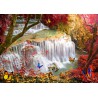 Deep forest waterfall Grafika puzzel 2000 stukjes