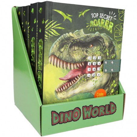 Dino World dagboek met geheime code 12407
