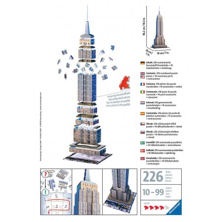 Empire State Building,   Ravensburger 216 stukjes