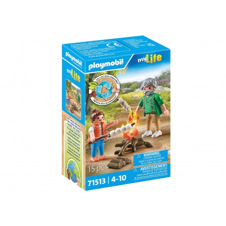 Playmobil - My Life, kampvuur met marshmallows 71513