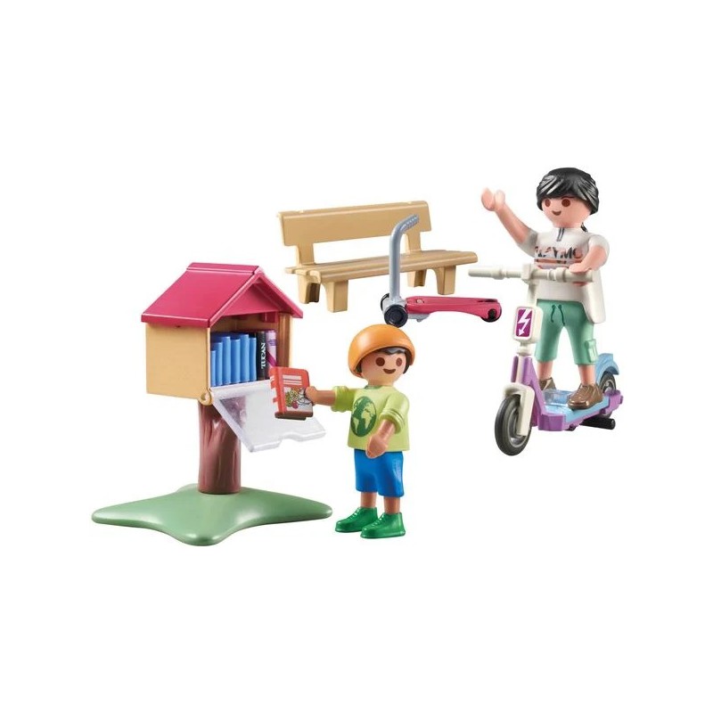 Playmobil - My Life, boekenruil voor boekenwurmen 71511