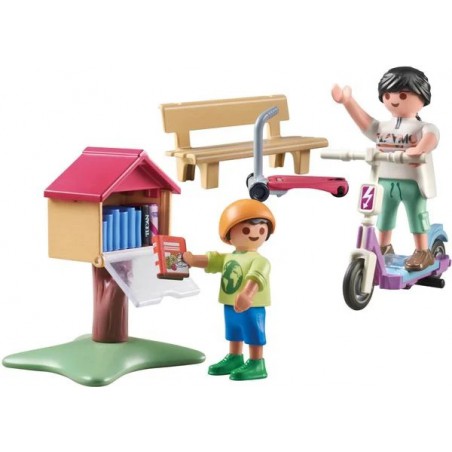 Playmobil - My Life, boekenruil voor boekenwurmen 71511