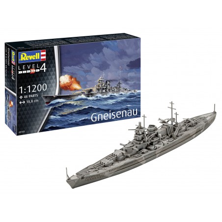 Gneisenau 1:1200, Revell