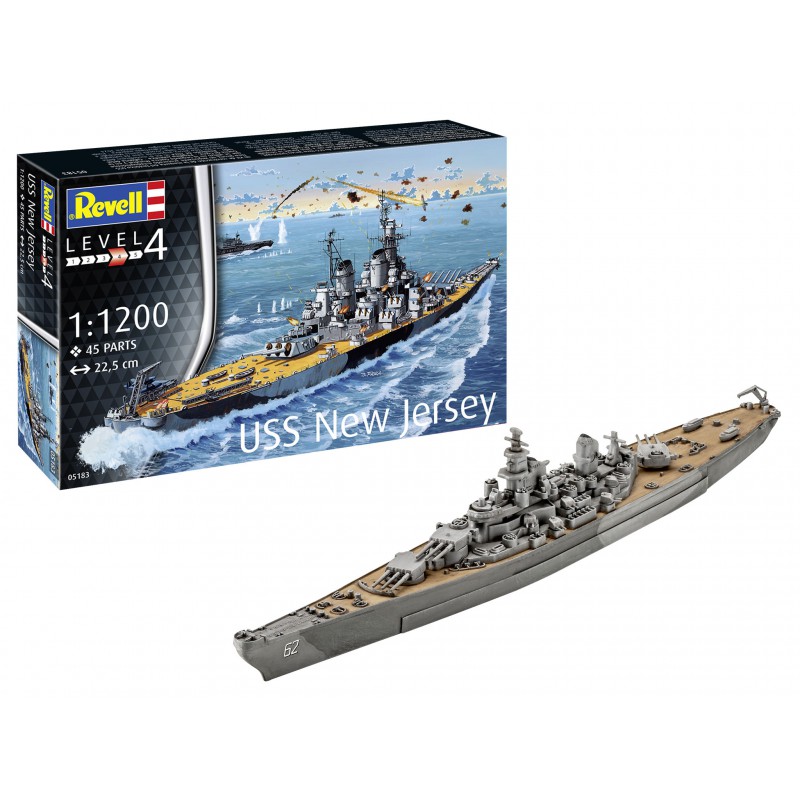 Battleship USS New Jersey 1:1200, Revell