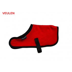 Crafty Ponies - Veulen fleecedeken rood