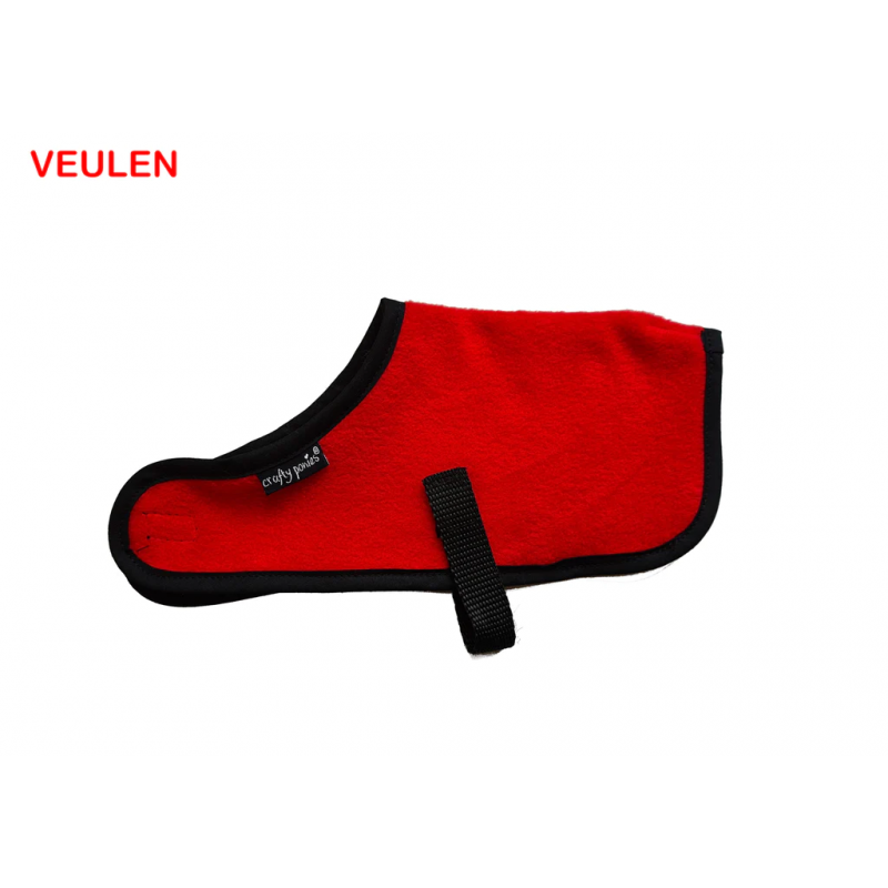 Crafty Ponies - Veulen fleecedeken rood