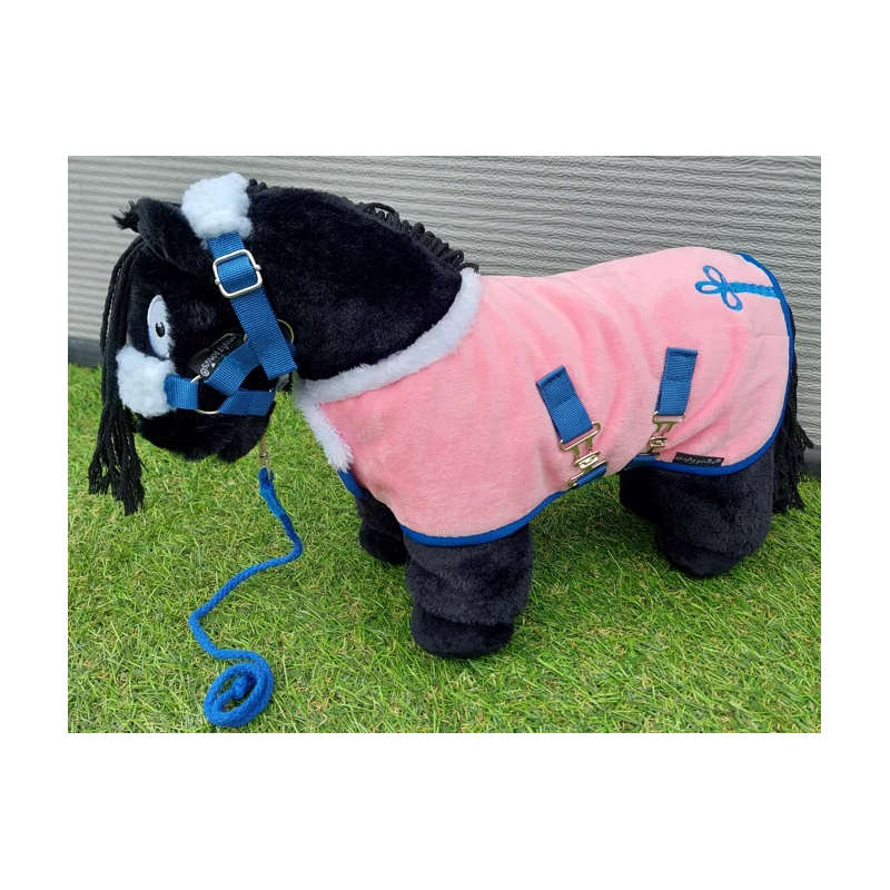 Crafty Ponies -  Luxe dekenset roze/blauw
