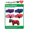Crafty Ponies -  Luxe dekenset blauw/geel