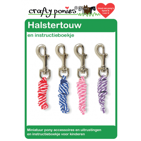 Crafty Ponies -  Luxe dekenset blauw/geel