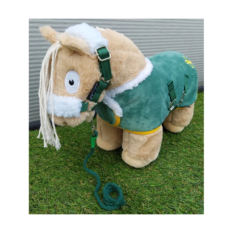 Crafty Ponies -  Luxe dekenset Groen/geel CP185