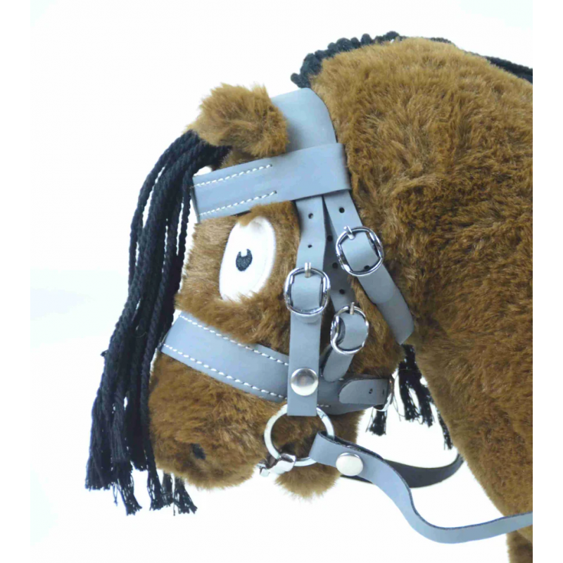 Crafty Ponies - Premium hoofdstel grijs