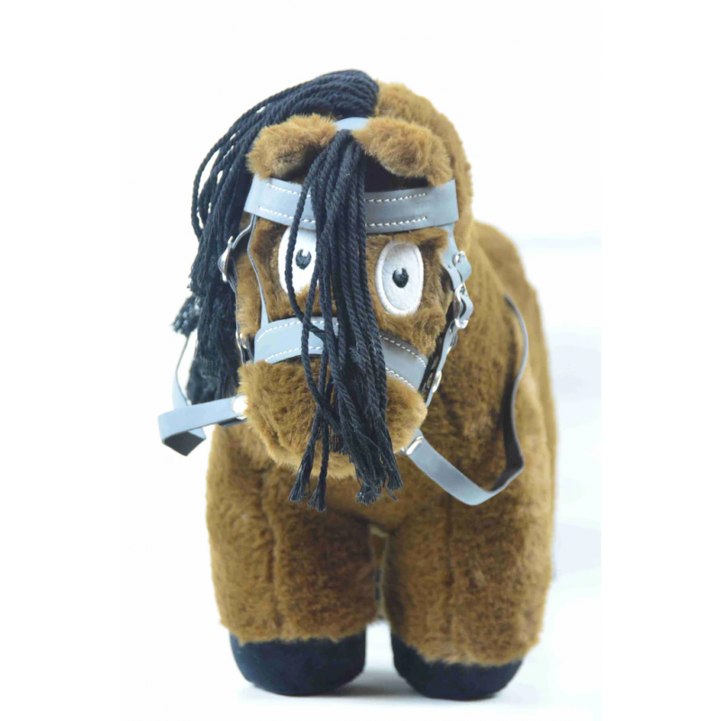 Crafty Ponies - Premium hoofdstel grijs CP174