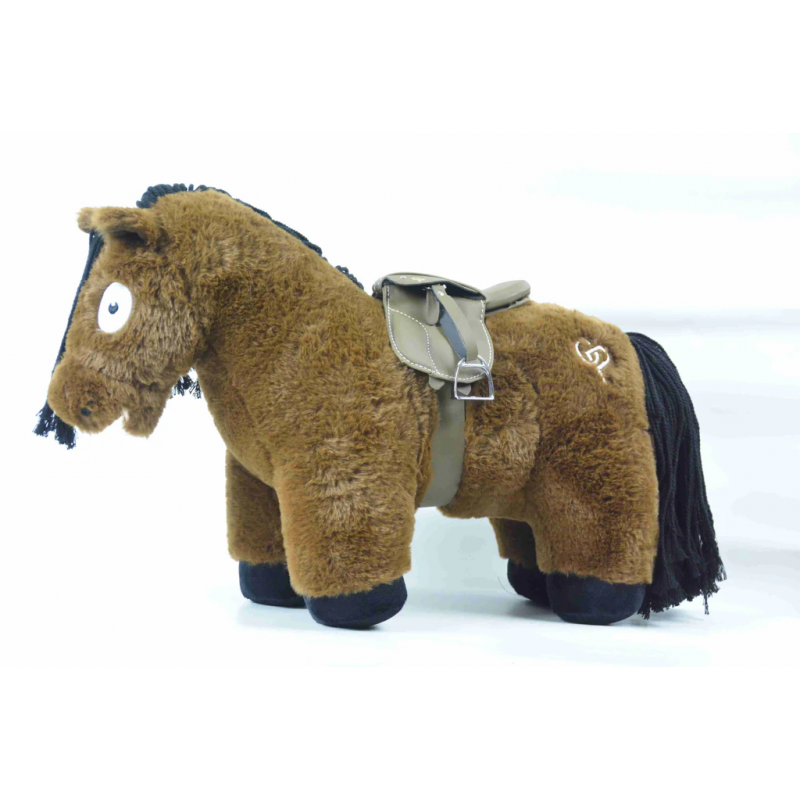 Crafty Ponies - Premium zadel lichtbruin CP180