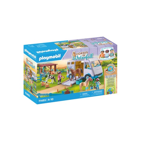 Playmobil - Horses of waterfall, Mobile Manege 71493