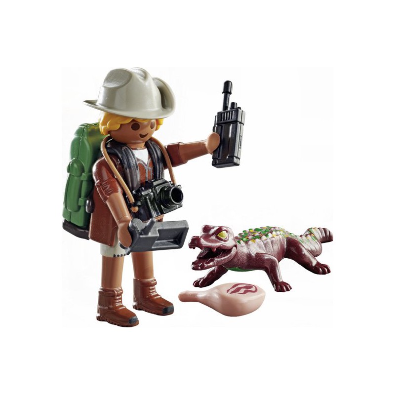 Playmobil - My Life, Onderzoeker met jonge kaaiman 71168