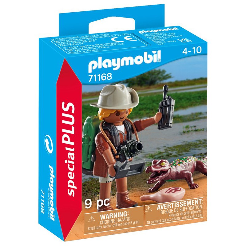 Playmobil - My Life, Onderzoeker met jonge kaaiman 71168