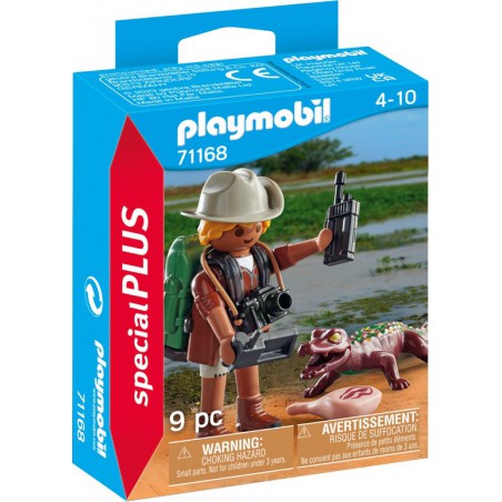 Playmobil - My Life, Onderzoeker met jonge kaaiman 71168