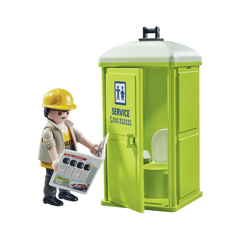 Playmobil City Action 71435 mobiel toilet