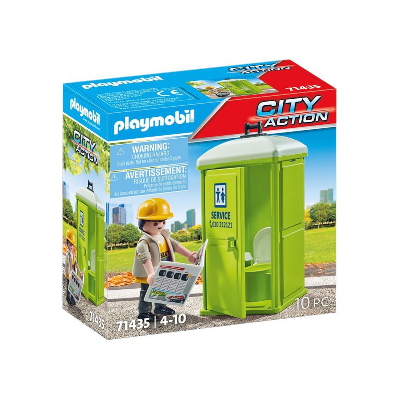 Playmobil City Action 71435 mobiel toilet
