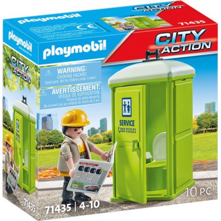 Playmobil City Action 71435 mobiel toilet