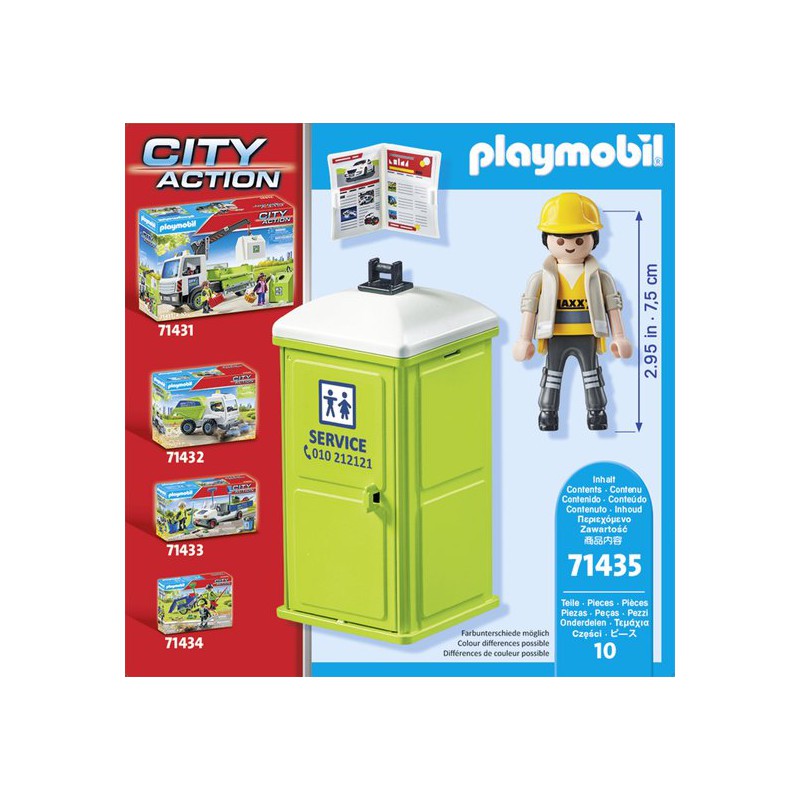 Playmobil City Action 71435 mobiel toilet