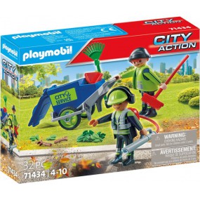 Playmobil City Action 71434 figurenset schoonmaakteam