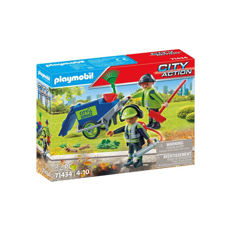 Playmobil City Action 71434 figurenset schoonmaakteam