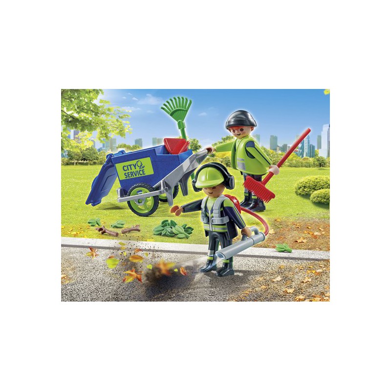 Playmobil City Action 71434 figurenset schoonmaakteam