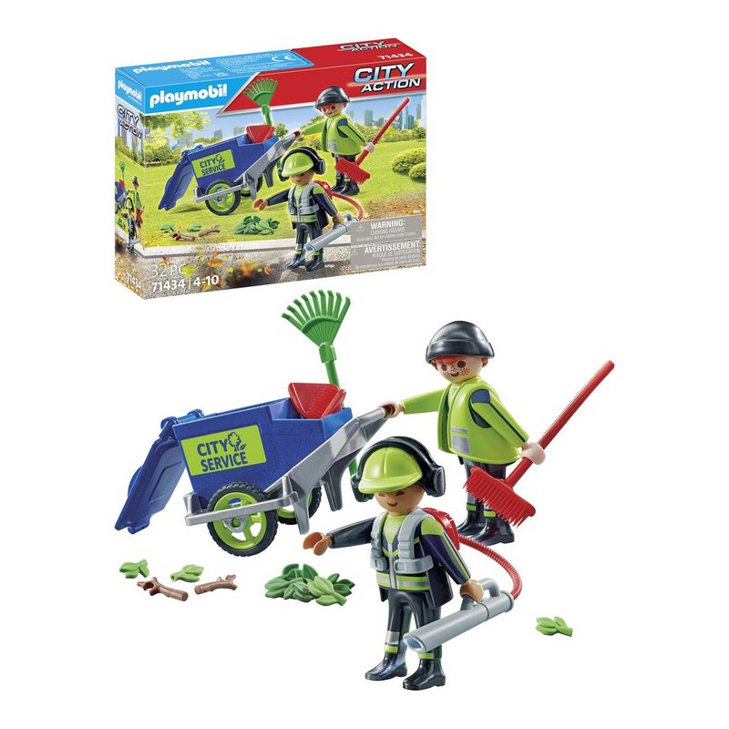 Playmobil City Action 71434 figurenset schoonmaakteam