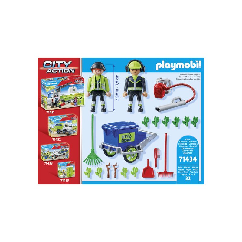Playmobil City Action 71434 figurenset schoonmaakteam