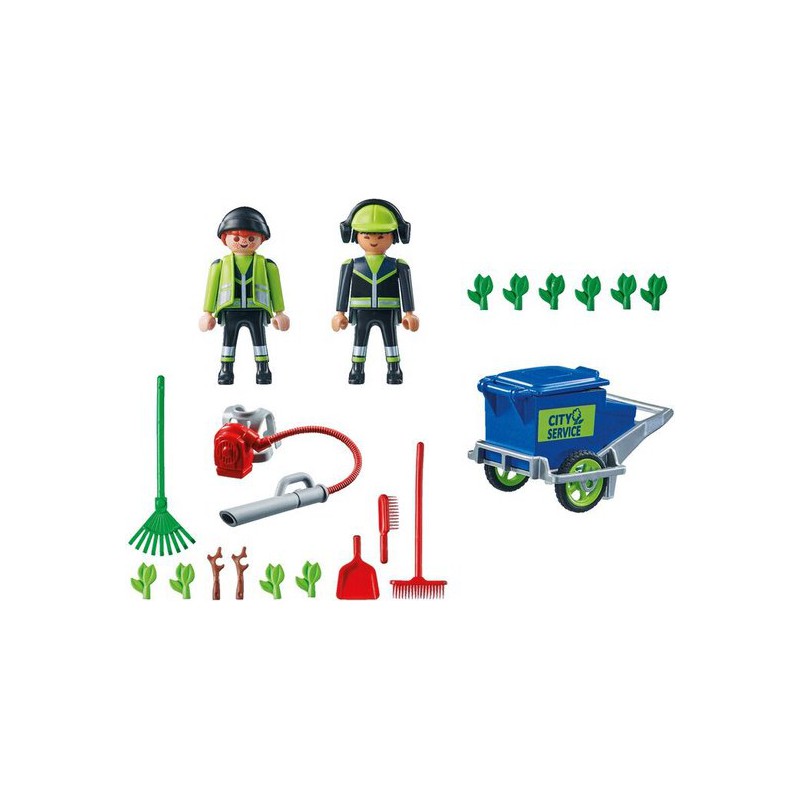 Playmobil City Action 71434 figurenset schoonmaakteam