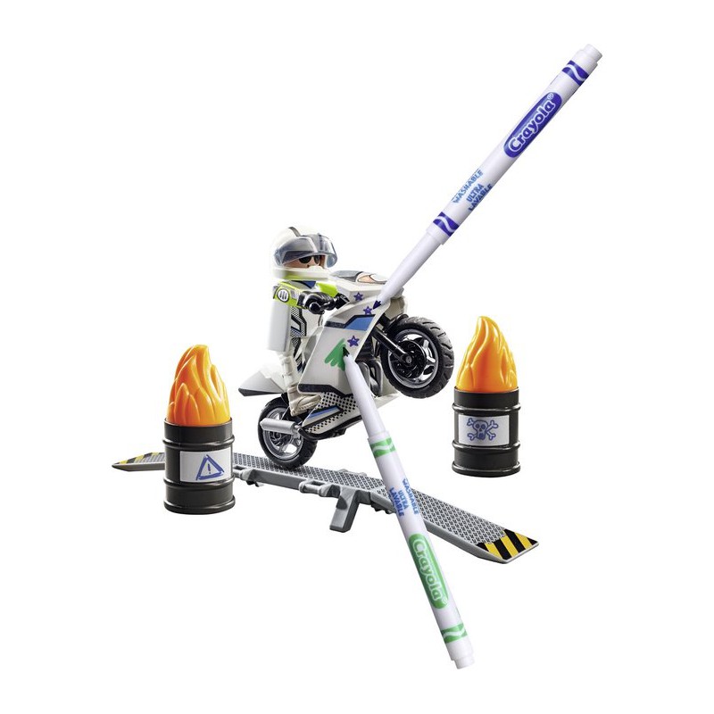 Playmobil color, motorcrossmotor 71377