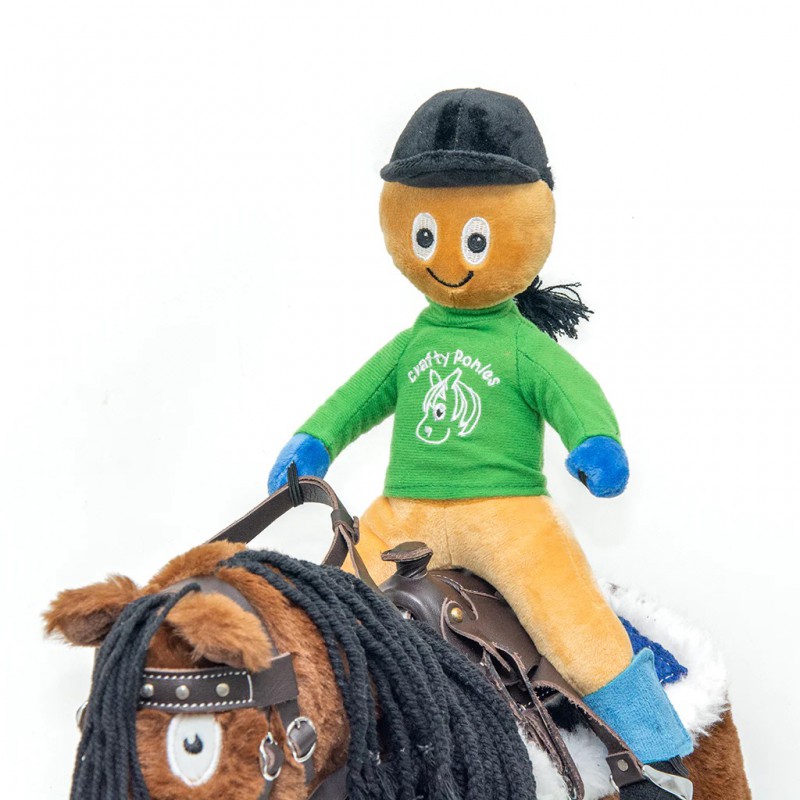 Crafty Ponies - Jamie Ponyrijder (Pop) 31 cm CP053