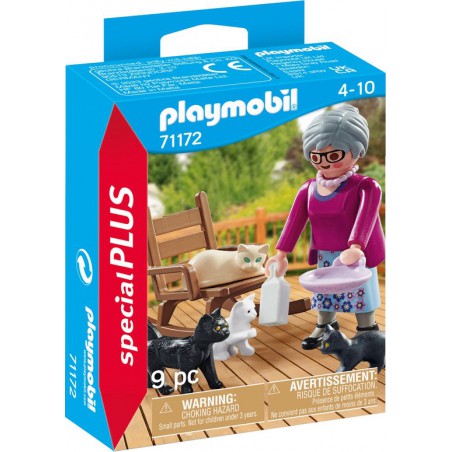 Playmobil - My Life, Oma met katten 71172