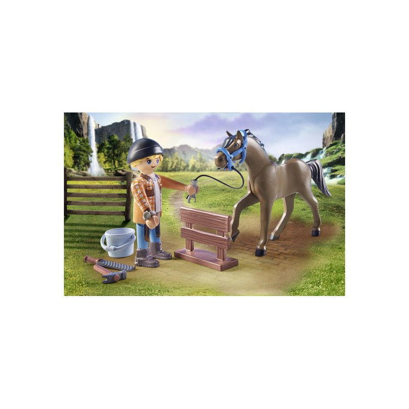 Playmobil - Horses of waterfall, Hoefsmid: Ben & Achilles 71357
