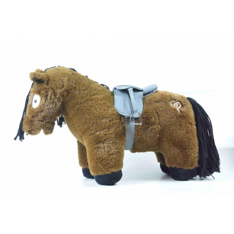 Crafty Ponies - Premium zadel grijs CP179