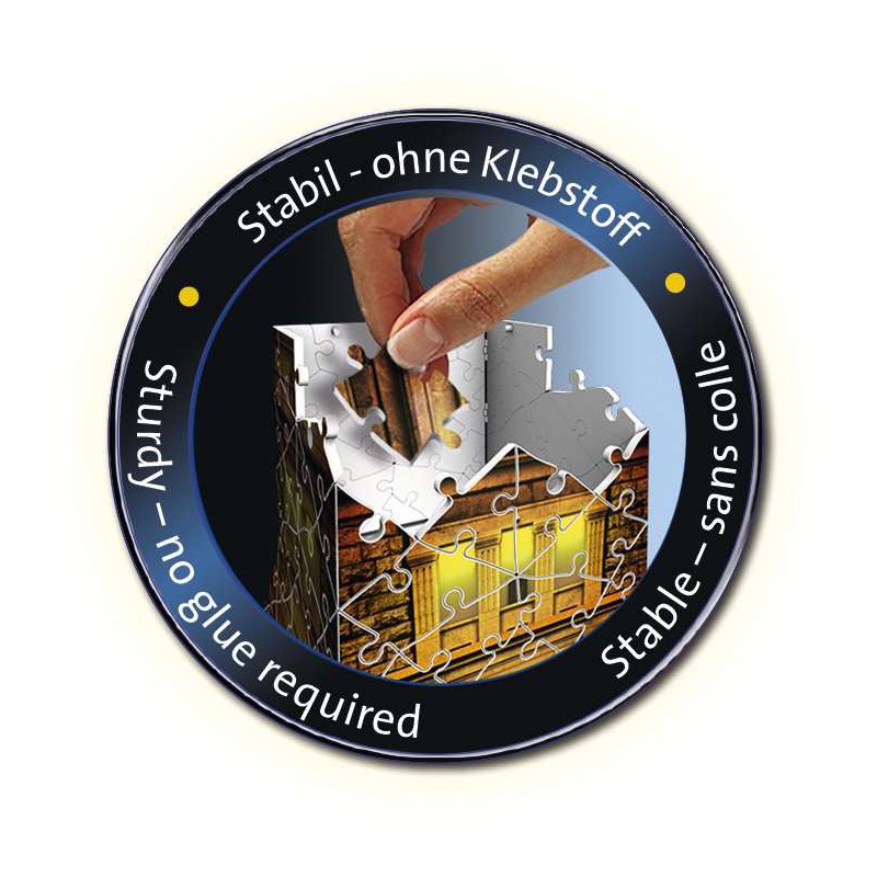 Vrijheidsbeeld,  Night edition met led licht Ravensburger 216 stukjes