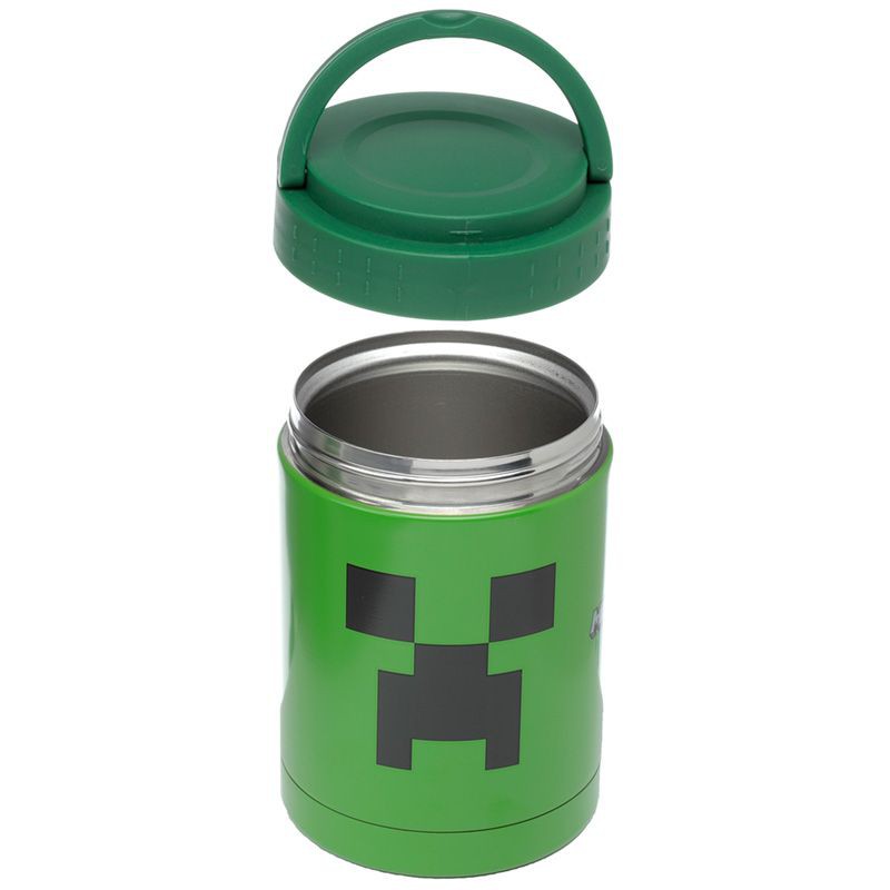 Minecraft, creeper thermos lunchpot heet & koud 500ml