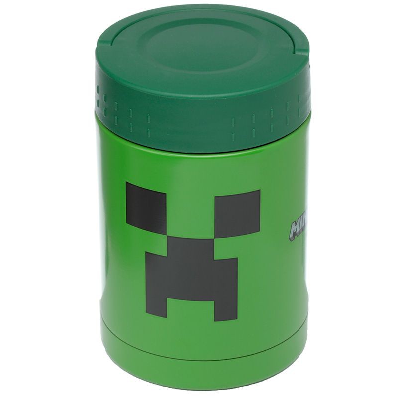 Minecraft, creeper thermos lunchpot heet & koud 500ml