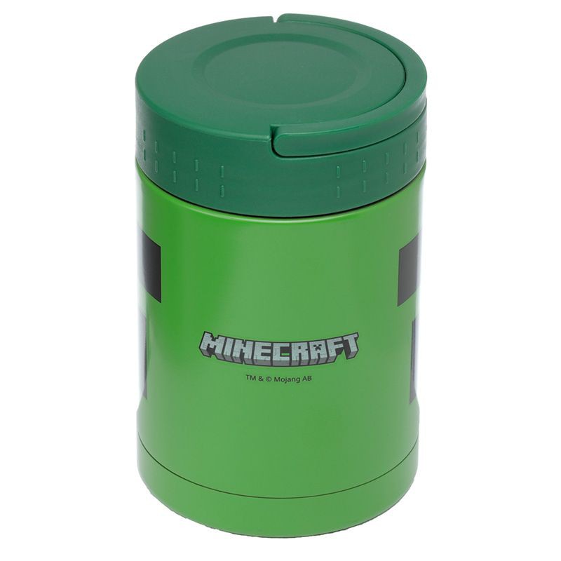 Minecraft, creeper thermos lunchpot heet & koud 500ml