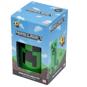 Minecraft, creeper thermos lunchpot heet & koud 500ml