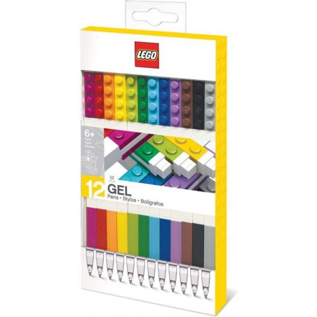 LEGO - 12 gel pennen