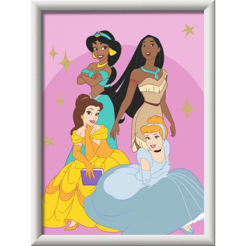 CreArt, Disney Princesses, Schilderen op nummer, Ravensburger