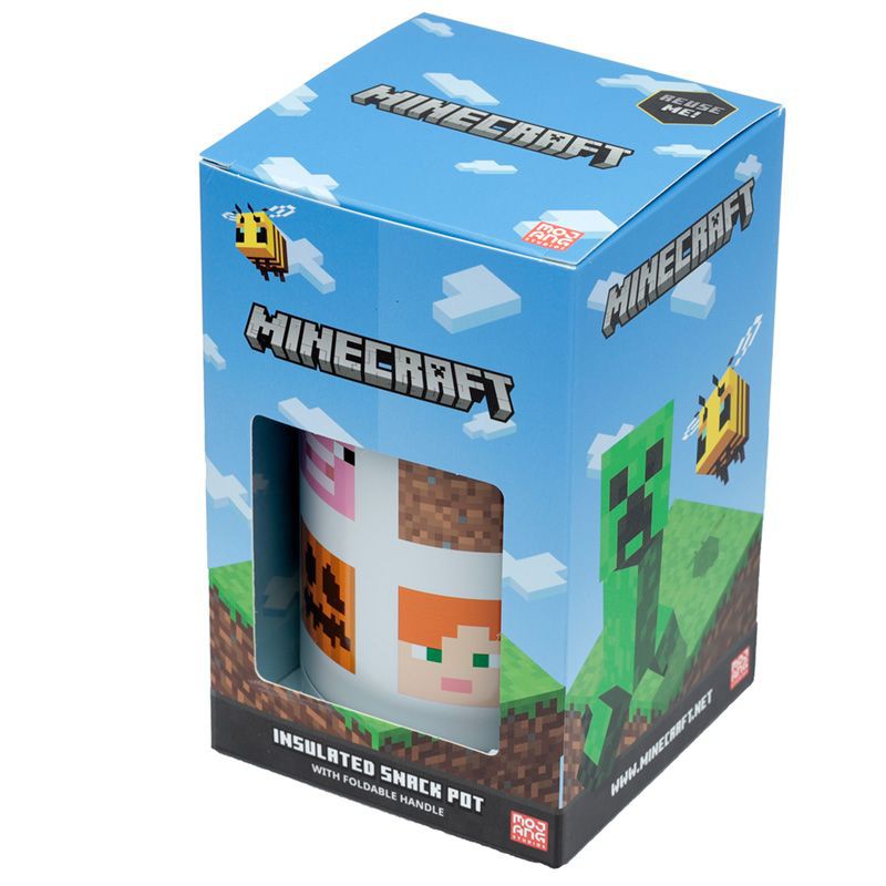 Minecraft, gezichten thermos lunchpot heet & koud 500ml