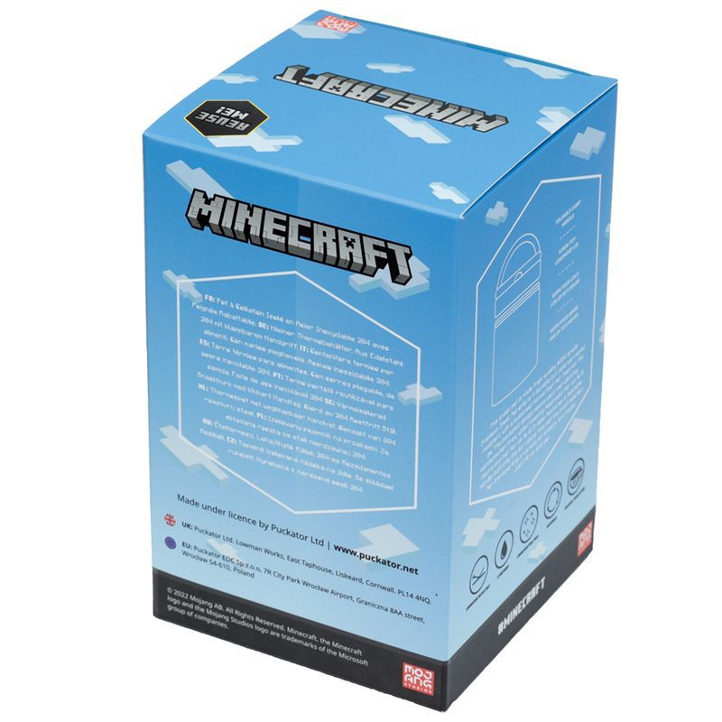Minecraft, gezichten thermos lunchpot heet & koud 500ml