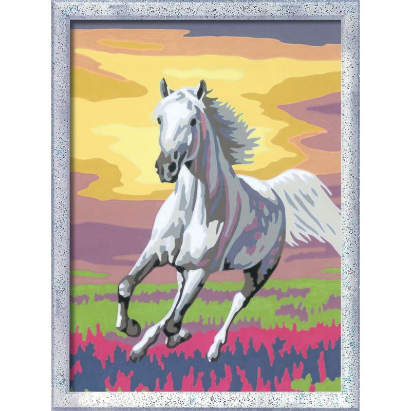 CreArt, Horse at sunset, Schilderen op nummer, Ravensburger