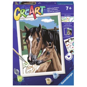 CreArt, Foaling around, Schilderen op nummer, Ravensburger