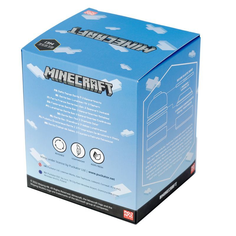Minecraft, lunchbox bento rond creeper